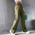 Women's Chinos Cargo Mid Waist Pants by DailySale
