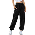 Women's Cinch Bottom Sweatpants Pockets High Waist Sporty by DailySale