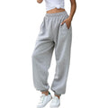 Women's Cinch Bottom Sweatpants Pockets High Waist Sporty by DailySale