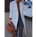 Women's Coat Regular Fit Warm Casual Jacket Long Sleeve Solid Color by DailySale