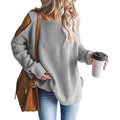 Women's Cold Shoulder Batwing Chunky Knitted Tunic Tops by DailySale