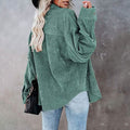 Women's Corduroy Shirts Casual Long Sleeve Top by DailySale