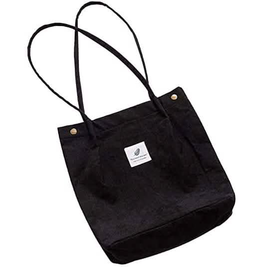 Women's Corduroy Shoulder Tote Bag by DailySale