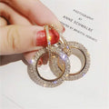 Women's Crystal Earrings by DailySale