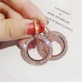 Women's Crystal Earrings by DailySale