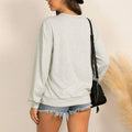 Women's Cute Long Sleeve Top Loose Crewneck Pullover Sweatshirt by DailySale