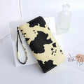 Women's Cute Versatile Faux Leather Cow Print Long Wallet by DailySale