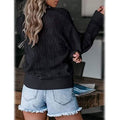 Women's Deep V Neck Long Sleeve Crochet Tops by DailySale