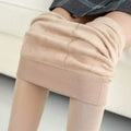 Women's Extra 220g Fleece Leggings High Waist Stretchy Warm Leggings (One Size) by DailySale