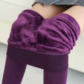 Women's Extra 220g Fleece Leggings High Waist Stretchy Warm Leggings (One Size) by DailySale
