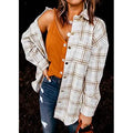 Women's Fall Clothes Plaid Jacket Long Sleeve by DailySale