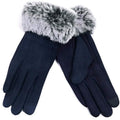 Women's Faux-Fur Cuff Touch-Screen Gloves with Non-Slip Grip by DailySale