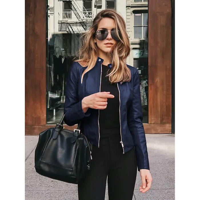 Women's Faux Leather Jacket by DailySale