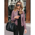 Women's Faux Leather Jacket by DailySale