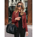 Women's Faux Leather Jacket by DailySale