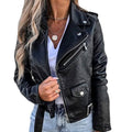 Women's Faux Modern Street Style Leather Jacket by DailySale