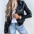 Women's Faux Modern Street Style Leather Jacket by DailySale