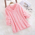 Women's Fleece Hoodie Solid Color Long Sleeve Sweatshirt by DailySale