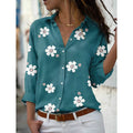 Women's Floral Button Themed Shirt Top by DailySale