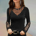 Women's Floral Lace Long Sleeve Top by DailySale