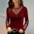 Women's Floral Lace Long Sleeve Top by DailySale