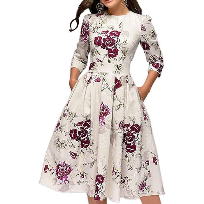 Women's Floral Vintage Dress by DailySale