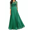 Womens Formal Party Lace Long Maxi Dress by DailySale