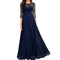 Womens Formal Party Lace Long Maxi Dress by DailySale