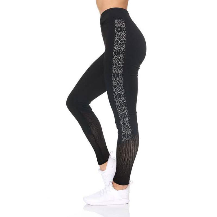 Women's Full Length Highwaist Leggings with Abstract Print by DailySale