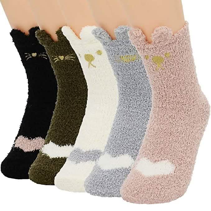Women's Fuzzy Winter Socks by DailySale