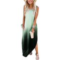 Women's Gradient Color Casual Loose Long Dress by DailySale