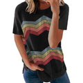 Womens Graphic Crewneck Tee Loose Casual T-Shirt by DailySale