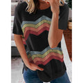 Womens Graphic Crewneck Tee Loose Casual T-Shirt by DailySale