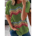 Womens Graphic Crewneck Tee Loose Casual T-Shirt by DailySale