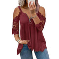 Women's Half Sleeve V Neck Sexy Top by DailySale