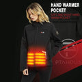 Women’s Heated Jacket Soft Shell with Hand Warmer by DailySale