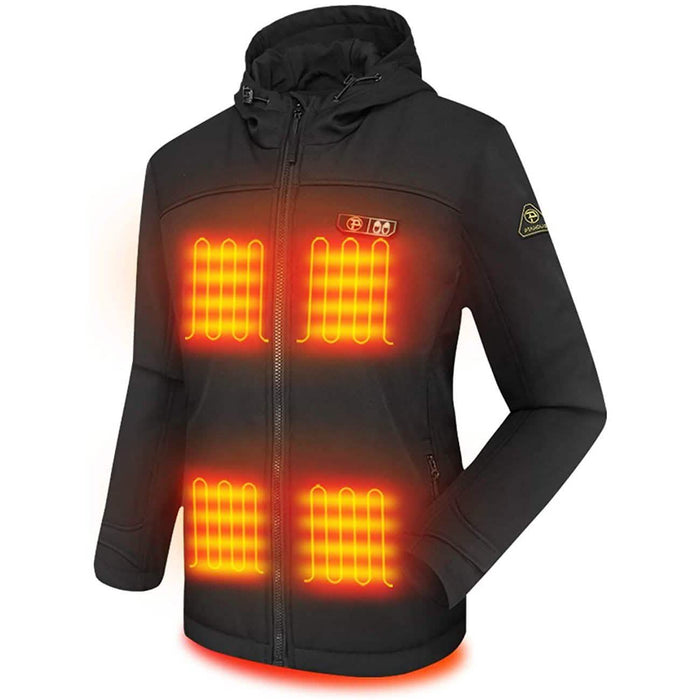 Women’s Heated Jacket Soft Shell with Hand Warmer by DailySale