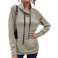 Women's High Collar Long Sleeve Lace Loose Pullover Top Hoodie by DailySale