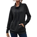 Women's High Collar Long Sleeve Lace Loose Pullover Top Hoodie by DailySale