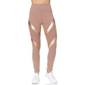 Women's High Waist Active Full Length Leggings With Lazer Cut Mesh by DailySale