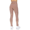 Women's High Waist Active Full Length Leggings With Rubber Print Detail by DailySale