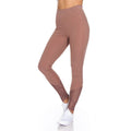Women's High Waist Active Leggings With Motto Mesh Detail by DailySale
