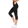 Women's High Waist Active Leggings With Motto Mesh Detail by DailySale