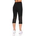 Women's High Waist Active Leggings With Motto Mesh Detail by DailySale