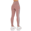 Women's High Waist Active Leggings with Pocket and Foil Detail by DailySale