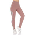 Women's High Waist Active Leggings with Pocket and Foil Detail by DailySale
