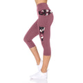 Women's High Waist Capri With Floral Print & Pockets by DailySale