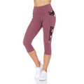 Women's High Waist Capri With Floral Print & Pockets by DailySale