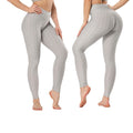 Women's High Waist Textured Butt Lifting Slimming Workout Leggings Tights Pants by DailySale