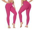 Women's High Waist Textured Butt Lifting Slimming Workout Leggings Tights Pants by DailySale
